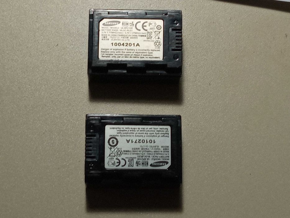Baterias Samsung IA-BP210E para máquinas de filmar e Fotográficas