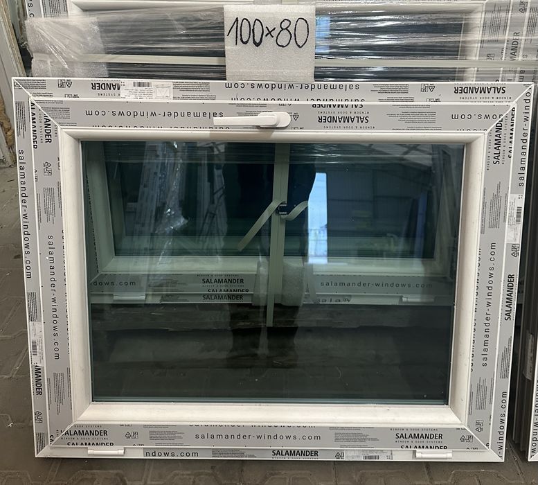 Okno PCV 117 x 86, 100 x 80 nowe, białe, dostępne inne rozmiary!!!