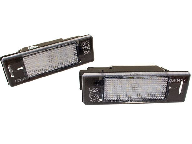 Luzes LED Matricula Peugeot 106,207,307,308,3008,407, 508 (Sem Erro)