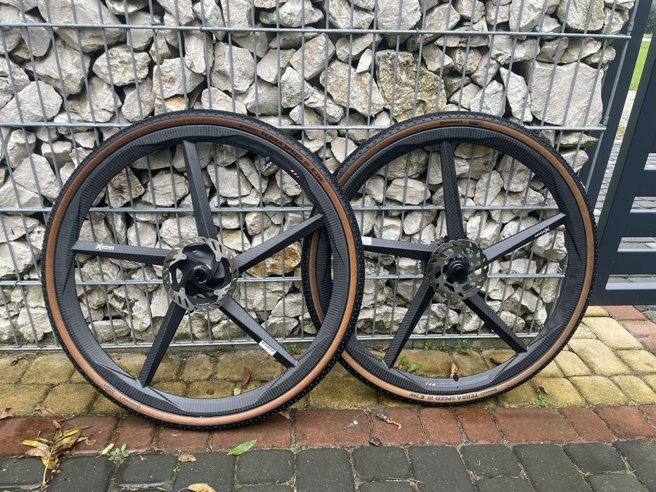 Koła Gravel Xentis, karbonowe komplet, praktycznie nowe