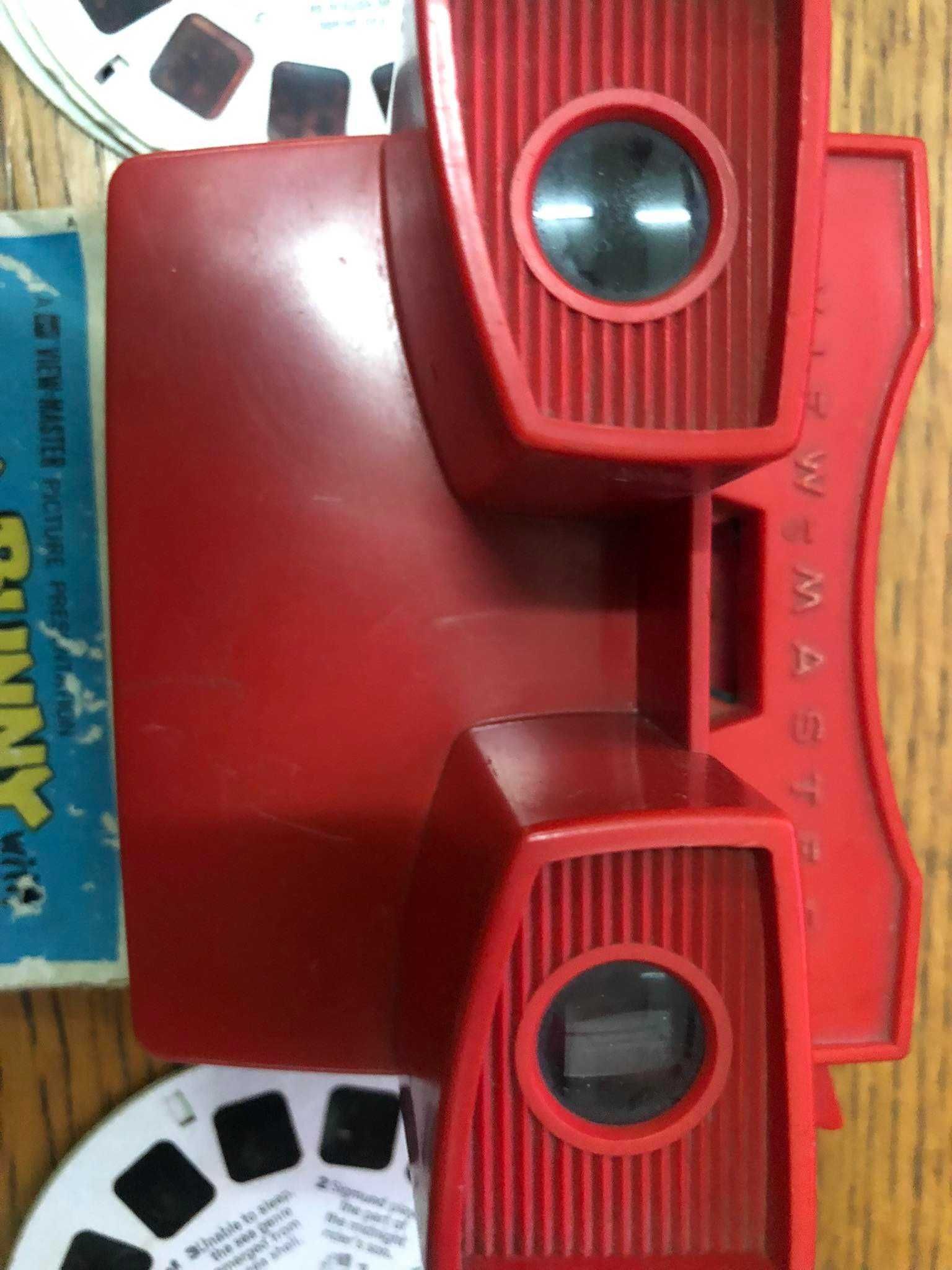 View master vermelho Modelo G 1959 a 1977+ 8 discos