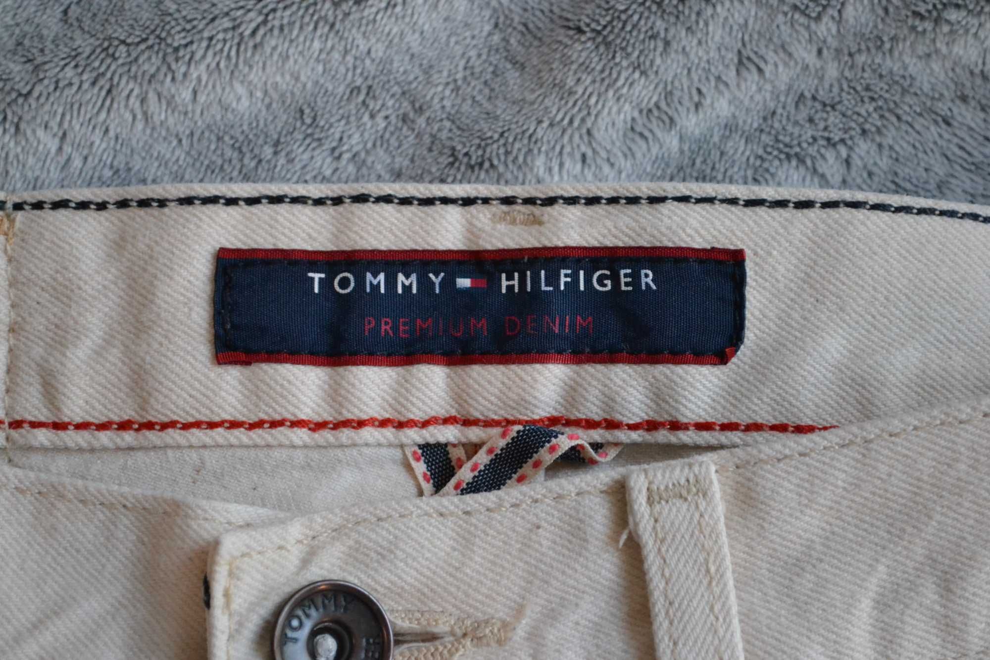 Spodnie jeansy klasyczne Tommy Hilfiger, jasny beż/ 30/32