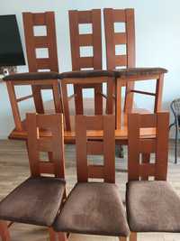 6 drewnianych krzesel