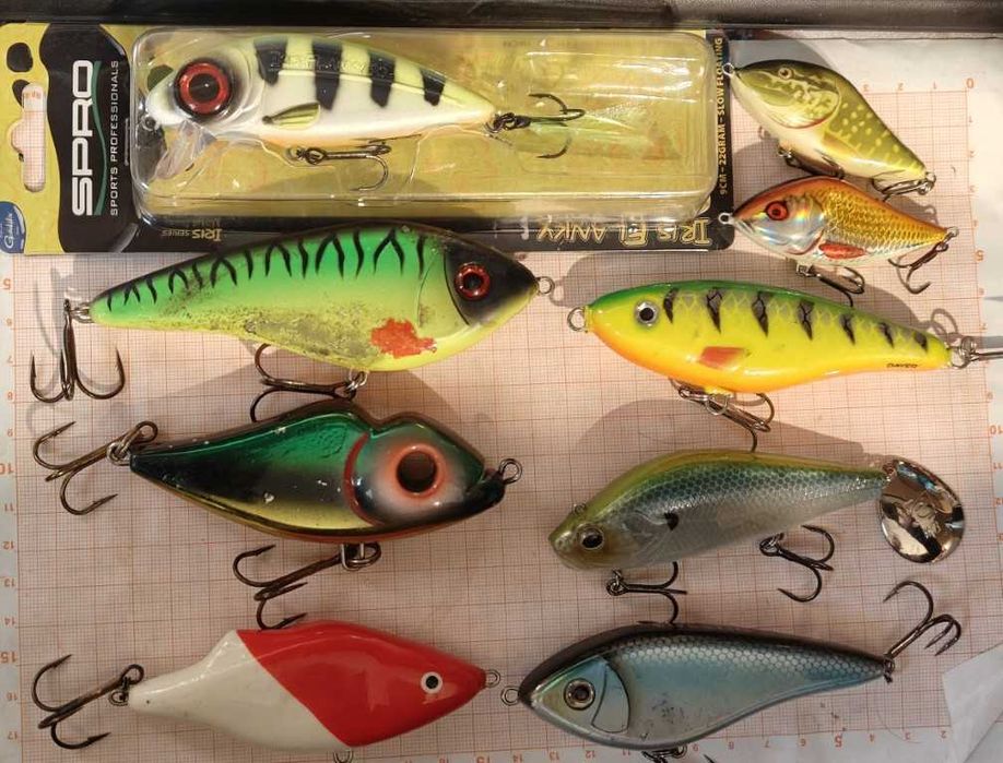 P. Jerki Westin, Slider, Dayer Drifter, Bigbait, Sebile conrad Spro