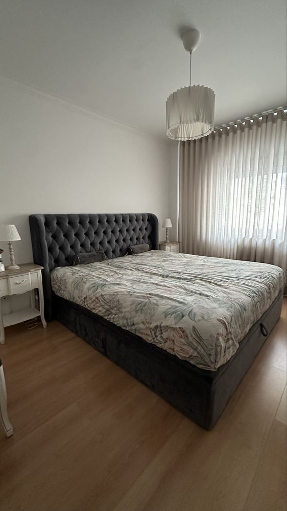 Cabeceira Capitone + Sommier 180x200