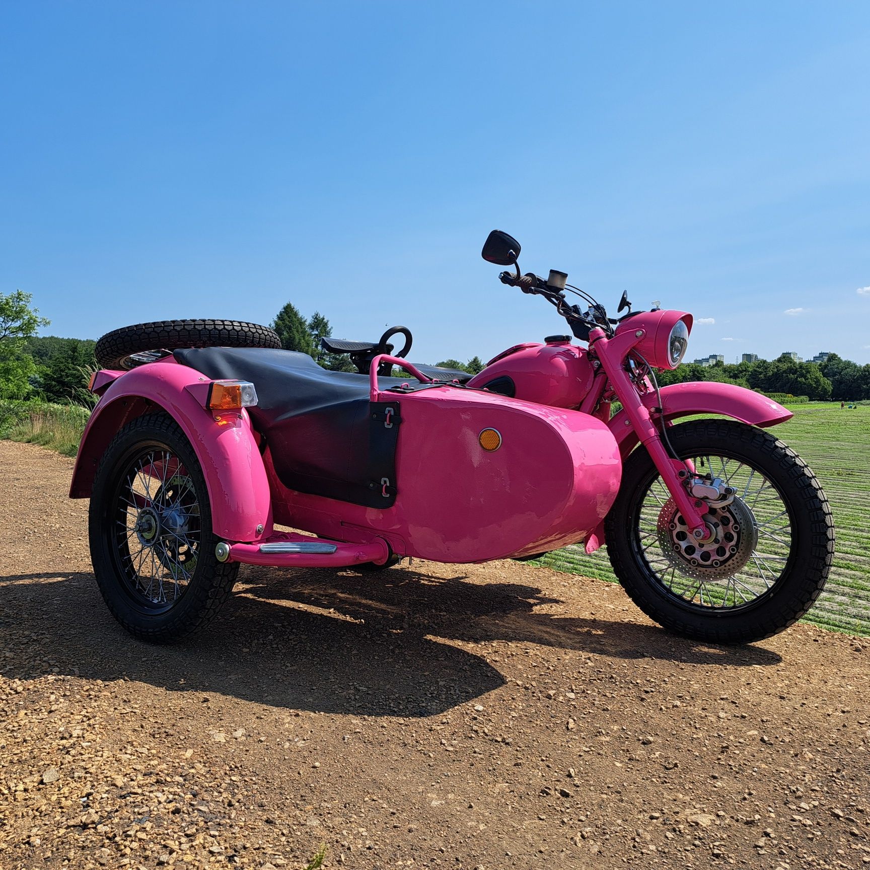 Motocykl z wózkiem bocznym. Dniepr ,ural ,m72,bmw r 100 , bmw r80