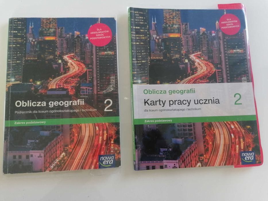 Oblicza geografii podręcznik + karty pracy ucznia