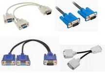 Kabel D-SUB VGA, 2xVGA, 2xDVI, DMS-59, VGA Splitter, NOWE