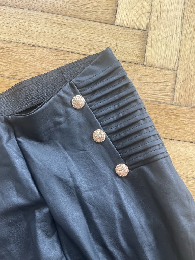 Spodnie legginsy lateksowe L/XL