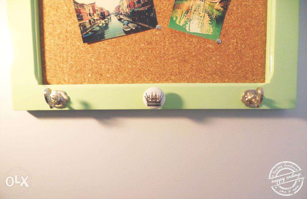 Quadro Vintage Cortiça Cabide