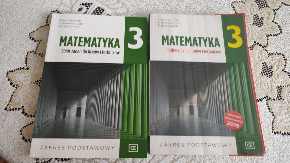 Matematyka 3 podręcznik oraz zbiór zadań