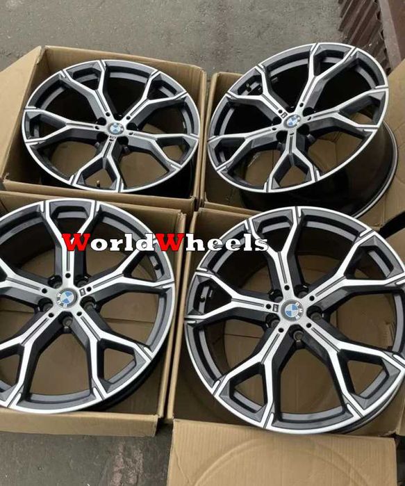 Диски R21 5x112 BMW G70 G12 G05 G07 G06 G30 G11 G01 741 m різноширокі