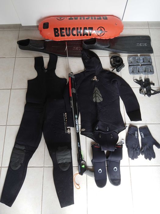 Material pesca submarina conjunto completo