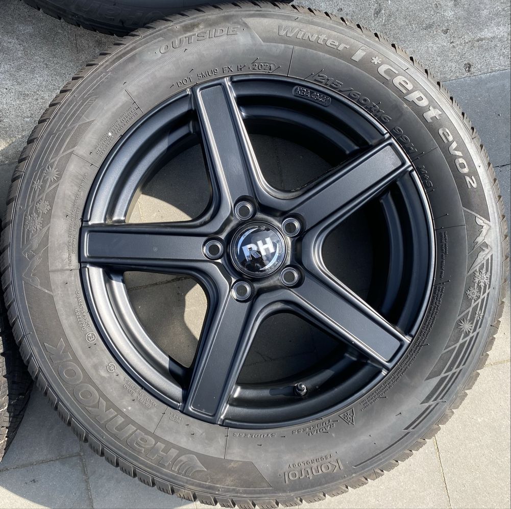 Alufelgi z oponami 215/60 R16 VW Passat B8 T-Roc Skoda Superb Karoq