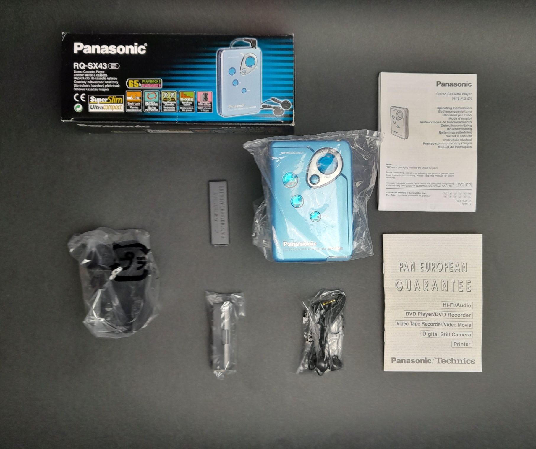 Walkman Panasonic RQ-SX43 fabrycznie nowy/ serwis/ NOS