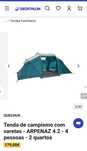 Tenda Arpenaz 2 quartos individuais