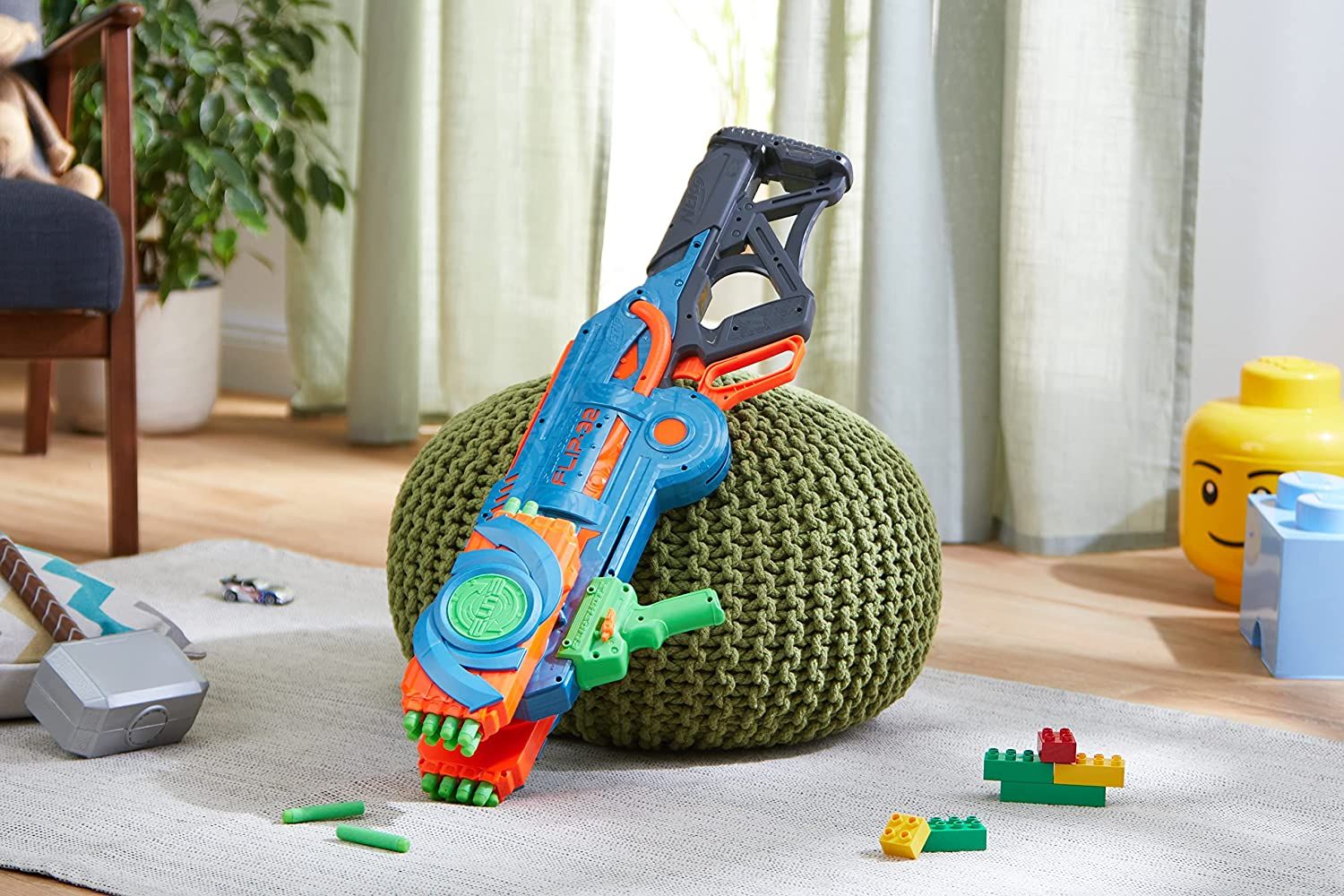 Mega duży karabin pistolet wyrzutnia Flip-32 Blaster Nerf Elite 2.0