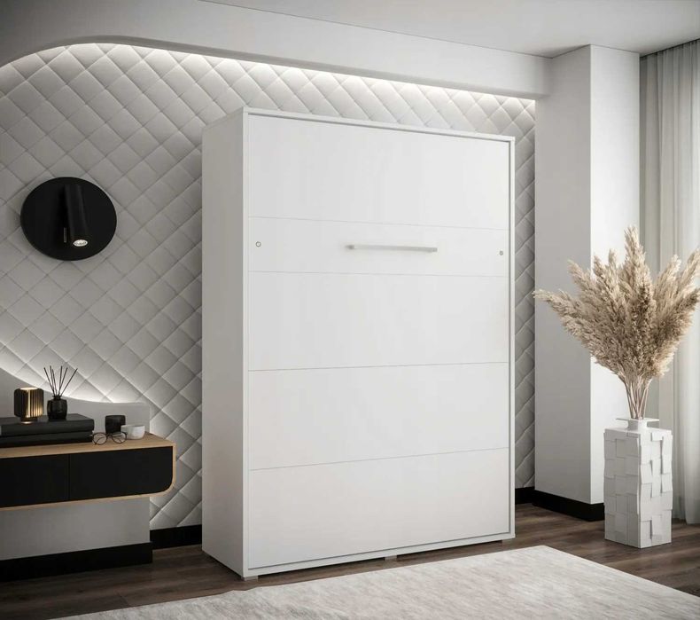 Łóżko w szafie - Półkotapczan pionowy HOME 140 cm