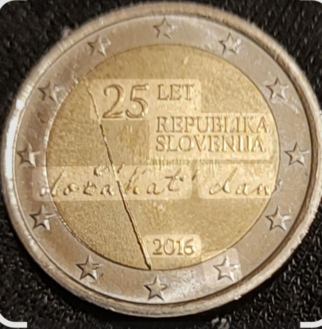 Moeda 2€, Eslovénia 2016