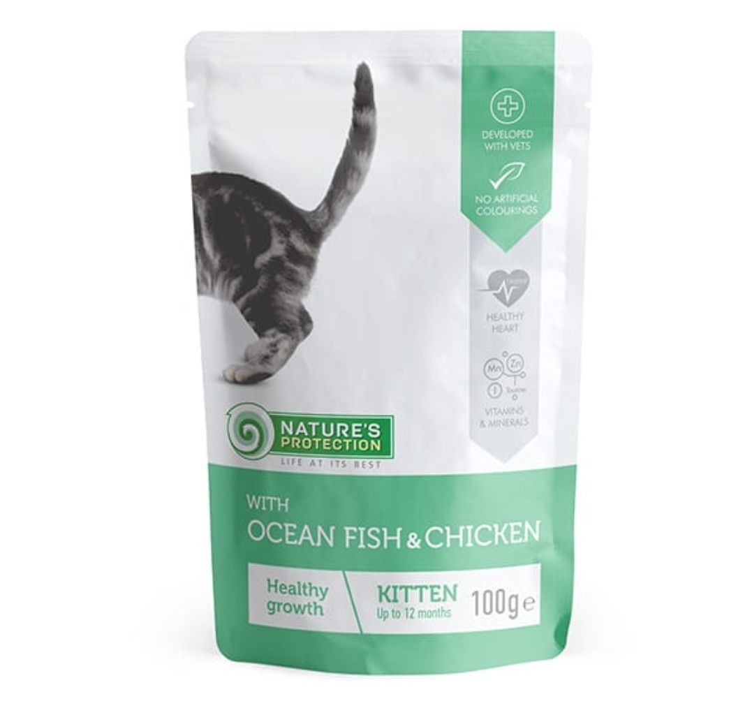NP Kitten Ocean Fish & Chicken "Healthy Growth" 100g
