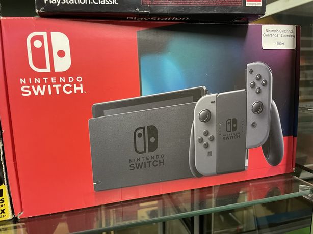Nintendo Switch V2 zestaw jak nowy gwarancja sklep