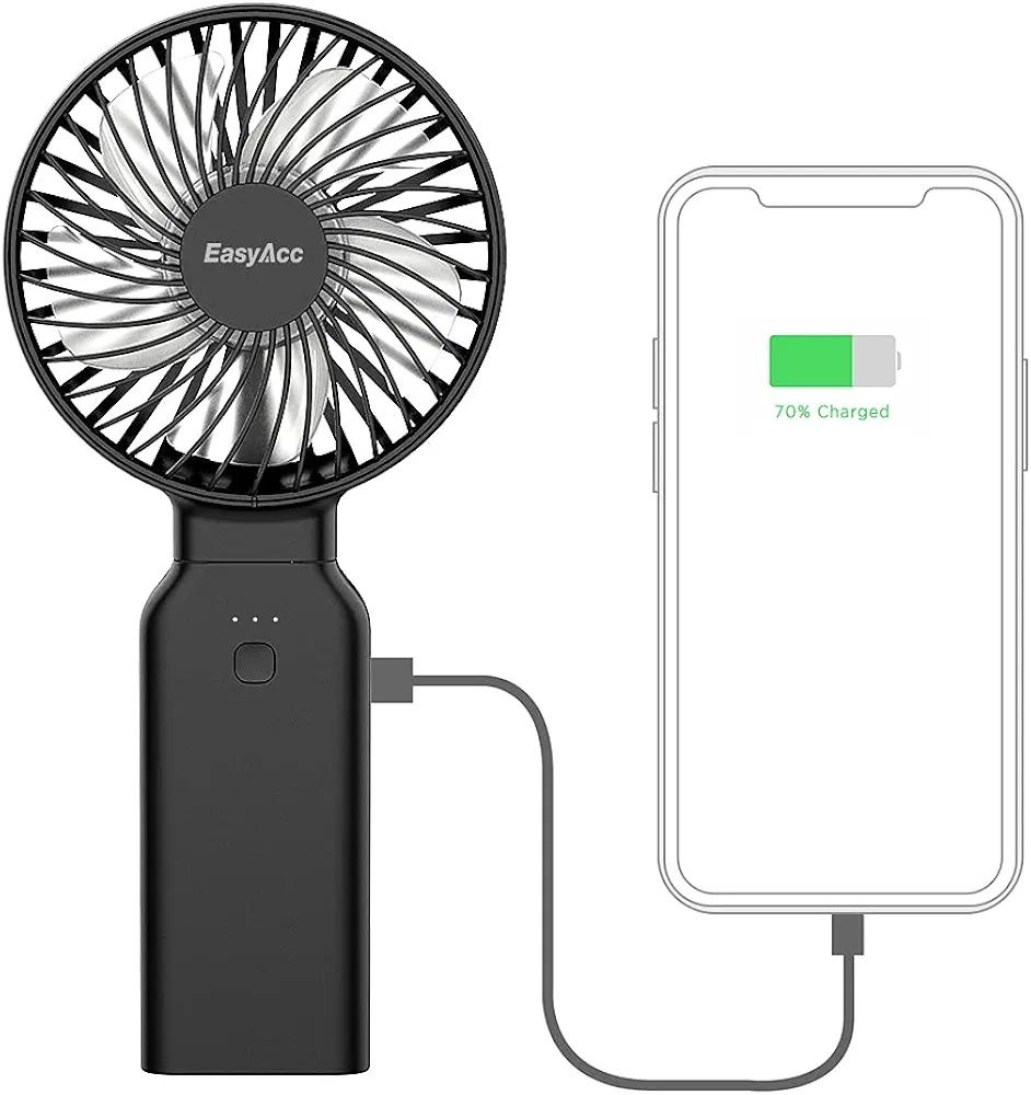 Wentylator EasyAcc FSZD02-21 Do Biura 9000MAh Przenośny W Podróż
