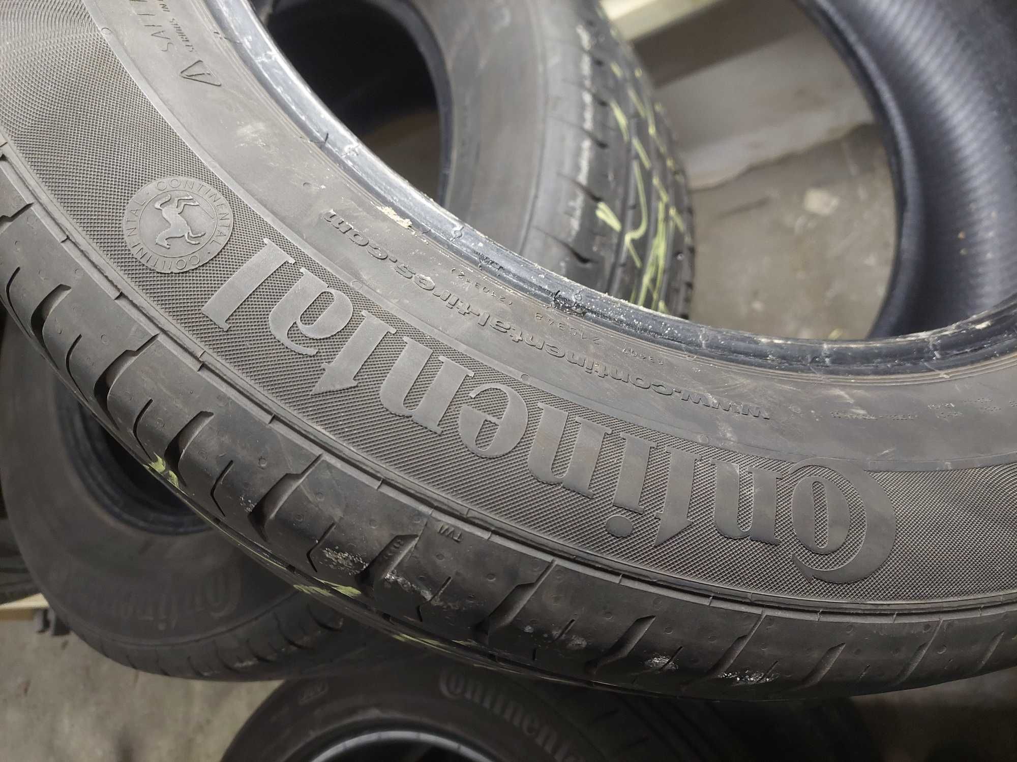 ŁADNE opony LETNIE 235/55R18 CONTINENTAL 2021r 6,5mm 5-5,5mmE305