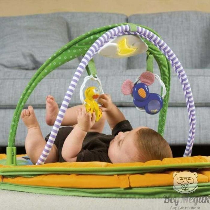 Розвиваючий килимок-манеж Chicco Fun travel 4в1 00901.00