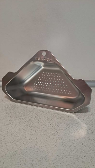 Wielofunkcyjny odpływ narożny do zlewu – stal nierdzewna