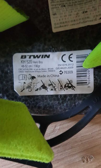 Kask rowerowy B-TWIN 48-52