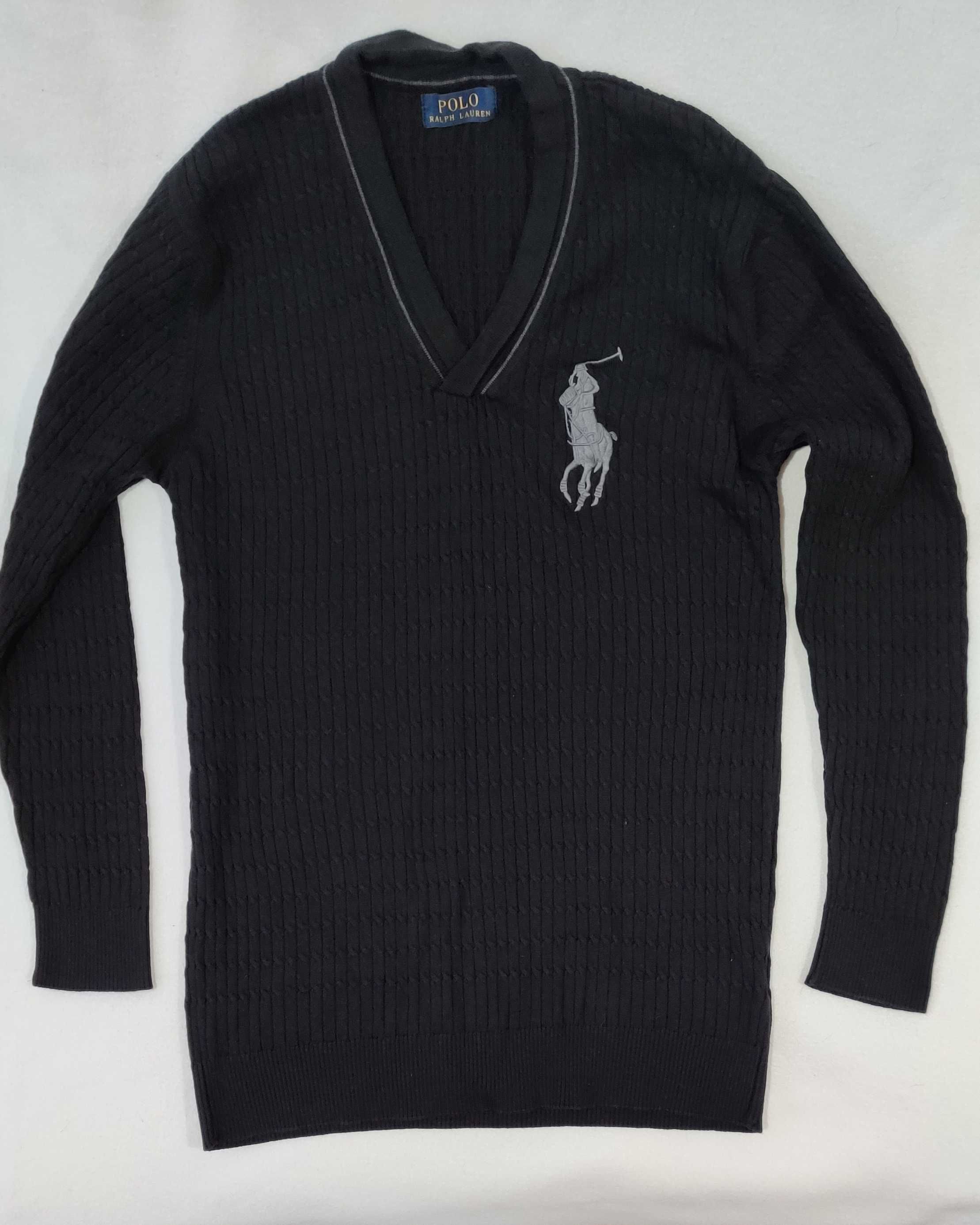 Polo Ralph Lauren sweter czarny męski Black M okazja