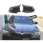 C010440C1 CAPAS DE ESPELHOS RETROVISORES BMW F10 F11 F18 LOOK M 11-13 PRETO BRIL