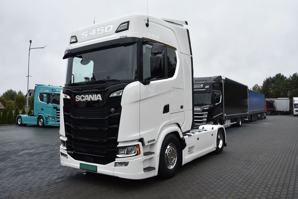 Scania S 450 MAXX OPCJA ! / CAŁA NA PODUSZKACH / SKÓRY / ALU-FELGI / VIRTUALNE ZEGARY / KLIMA POSTOJOWA / XII 2021 / FULL LED / STANDARD / RETARDER / ! Jak nowa ! !