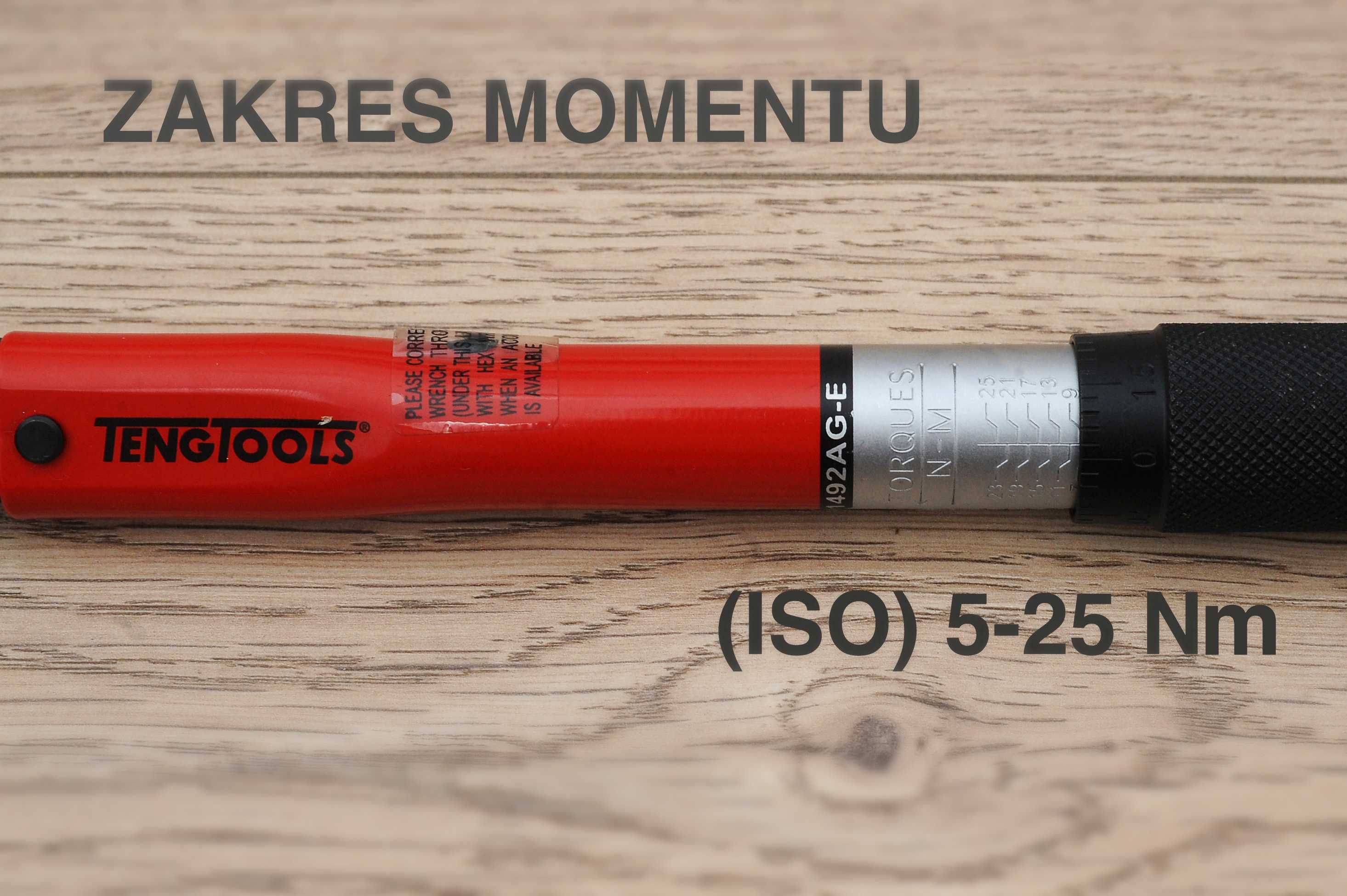 Klucz Dynamometryczny - TENG TOOLS - 1492AG-E  5-25Nm