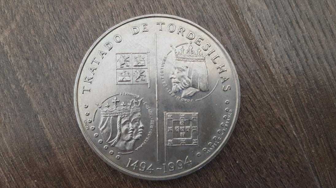 Moeda Portuguesa de 200 Escudos - Tratado Tordesilhas