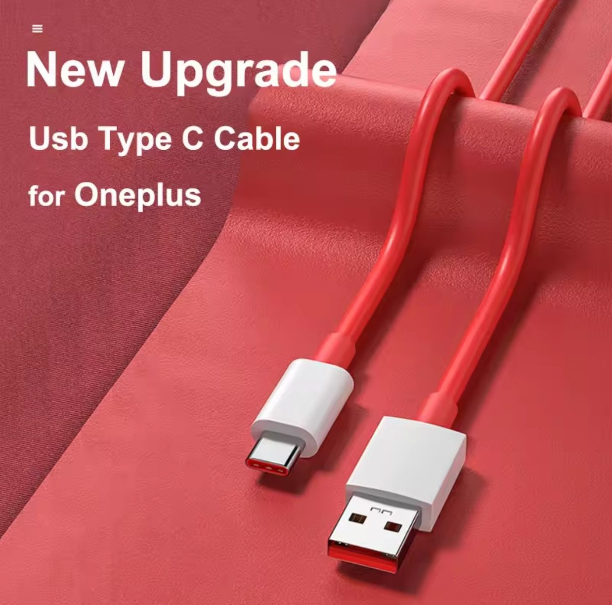 Новые кабеля для OnePlus с быстрой зарядкой SUPERVOOC от 65W