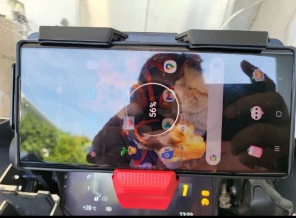 Suporte p/ telemóvel com carregamento wireless e usb p/ modelos bmw