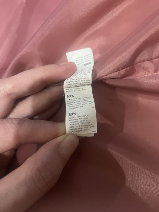 Пуховик для дівчинки