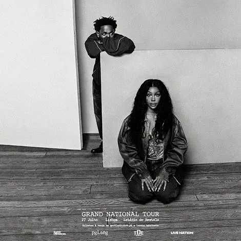 2 bilhetes kendrick lamar x SZA
