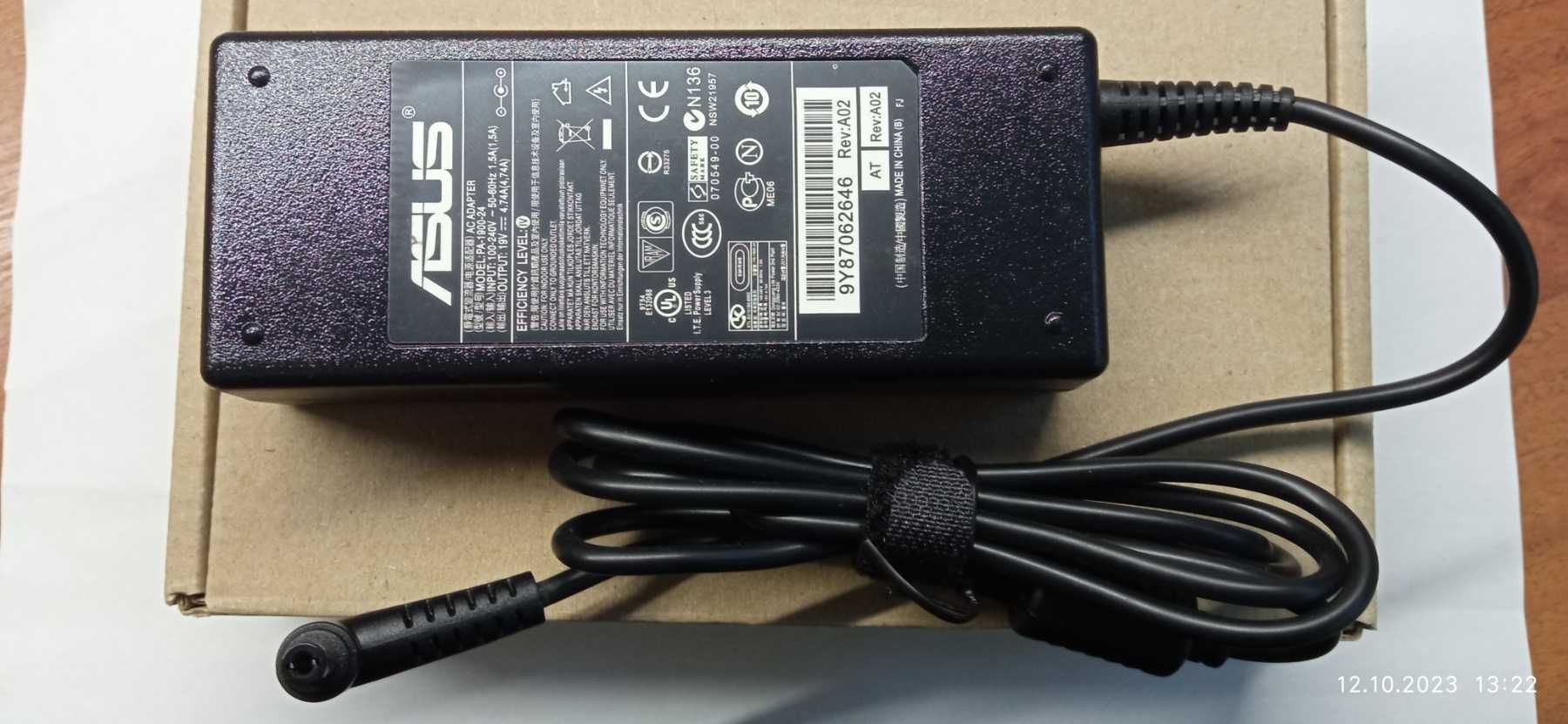 Блок питания для ноутбука ASUS 19V 4.74A 90W (5.5х2.5)