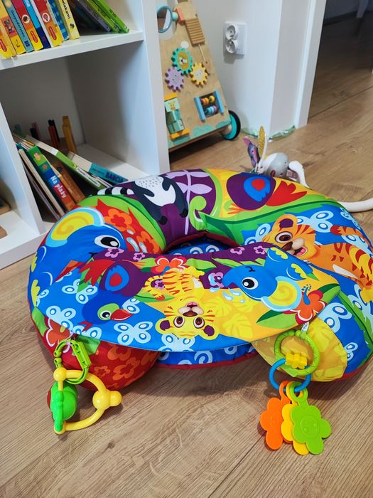 Poduszka Wałek Rogal do Nauki Siadania 2w1 - używana, w dobrym stanie