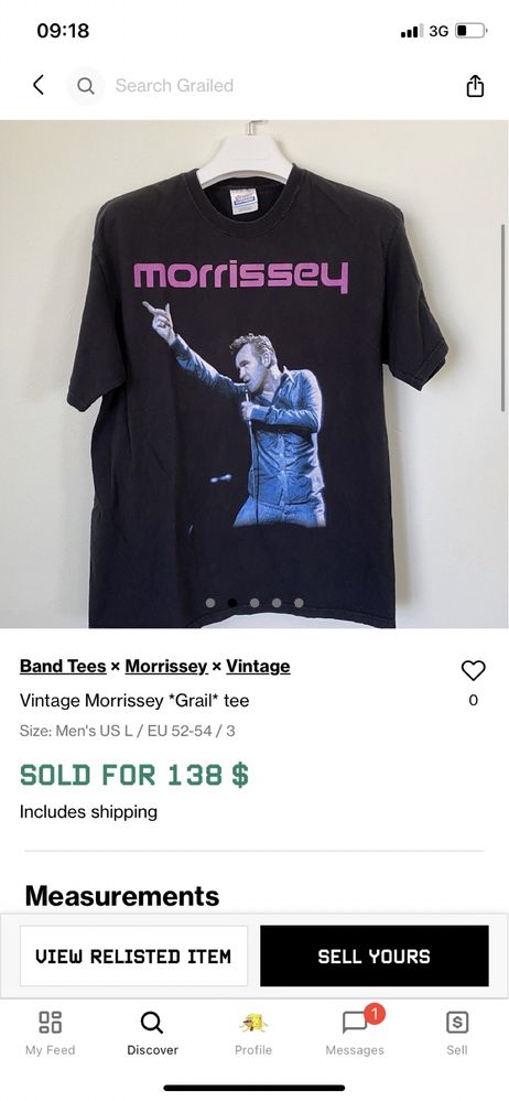 Футболка Morrissey merch