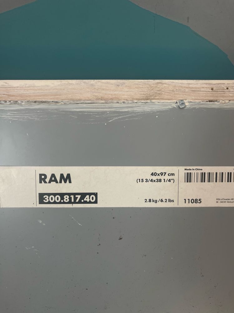 Lustro ilea Ram drewniane 40x97