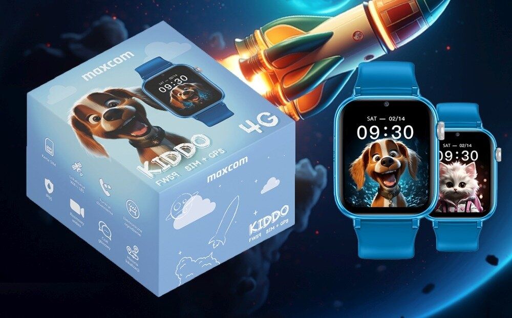Smartwatch MAXCOM FW59 Kiddo w super cenie POLECAM
