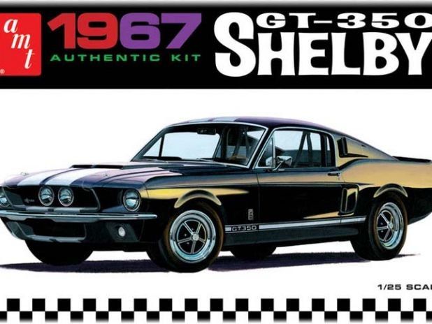 Model Plastikowy Do Sklejania AMT (USA) - 1967 Shelby GT350 (White)