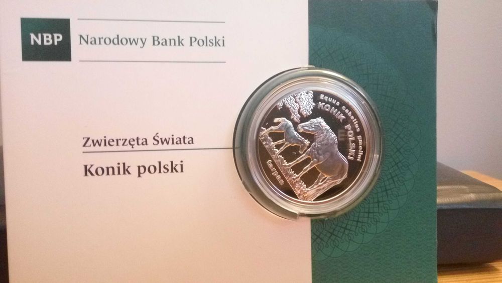 KONIK - Moneta srebrna 20 zł, Polska, Konik polski 2014, Ag 925