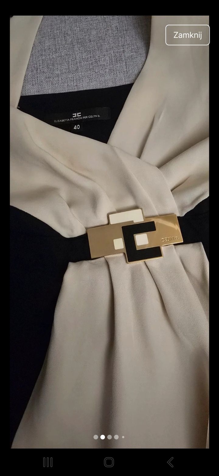 Bluzka top Elisabetta Franchi,  Celyn B włoski rozmiar 40 /xs-s