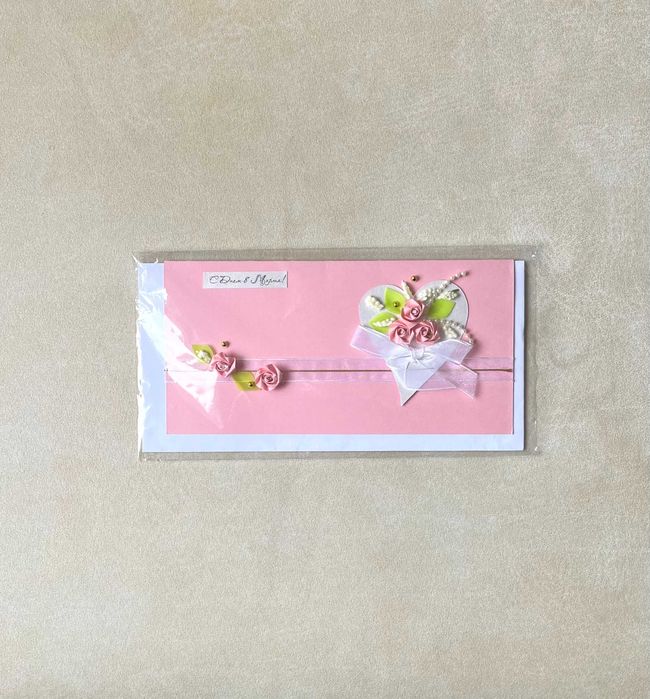 Об'ємна вітальна листівка 3Д ручна робота С Днем 8 Марта