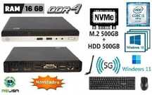 Mini-Pç HP-400G4 8ªG|i5.8500T-3.5G|M.2-512+HDD500|16G-DDr4|TPM2.0|W11