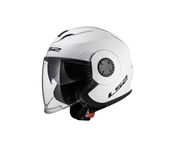 Kask otwarty na skuter/chopper LS2 OF570 Verso Solid White